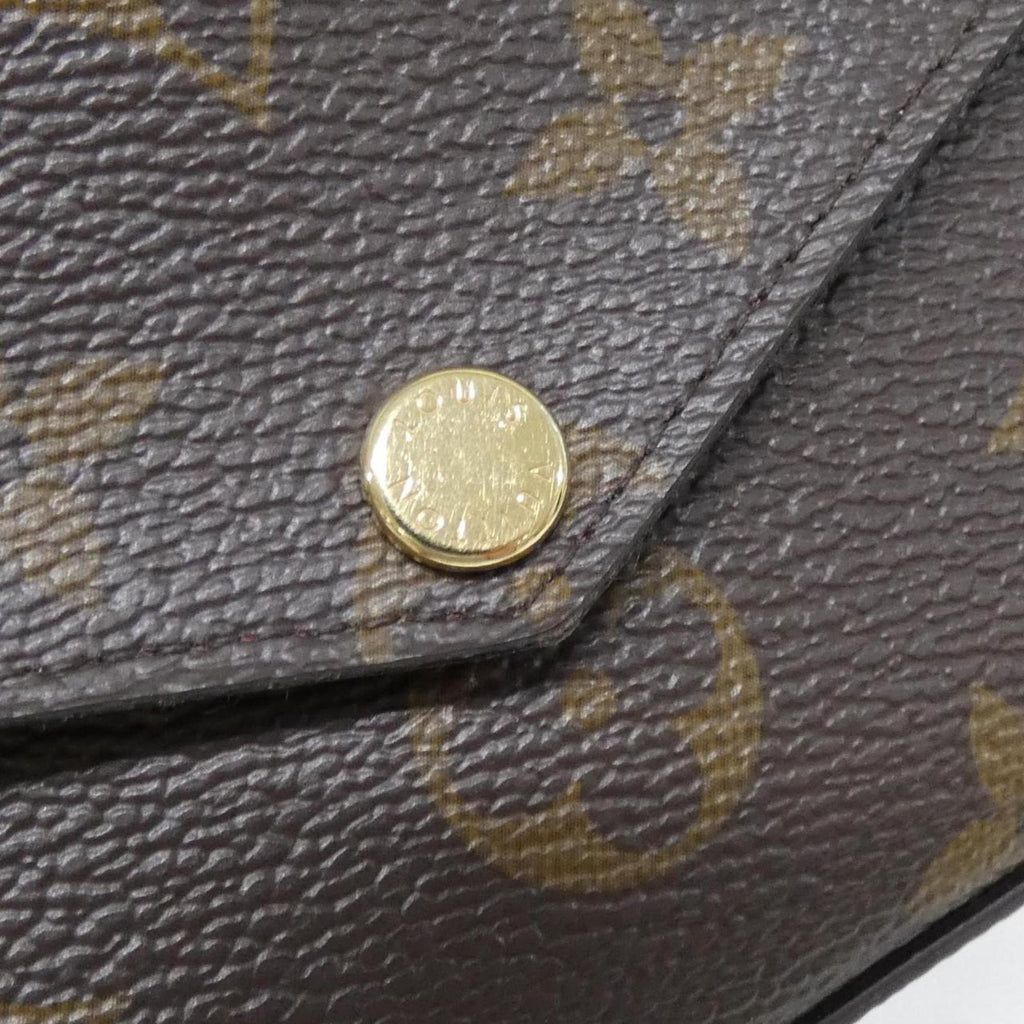 Louis Vuitton Marron Coated Canvas Pochette Shoulder Bag