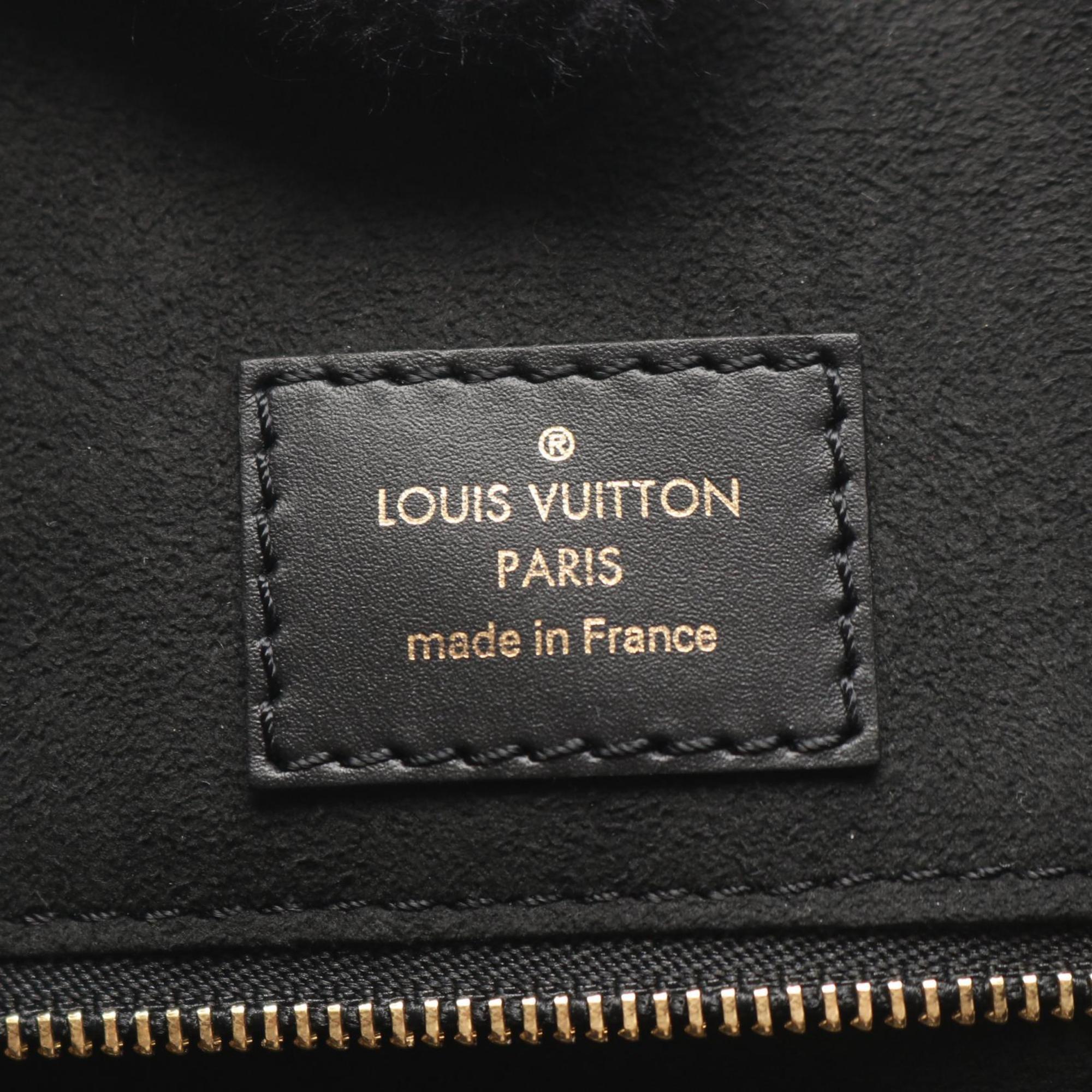 Louis Vuitton Black Bordeaux Monogram Multi-Color Noir Wine Monogram Leather Handbag