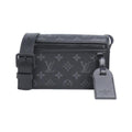 Louis Vuitton Black Coated Canvas Shoulder Bag