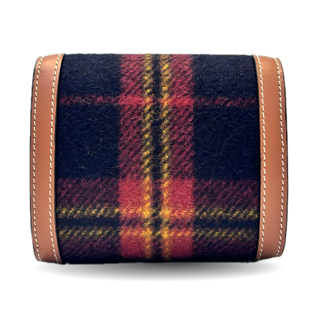 Celine Red Color Fabric Leather Wallet (Bi-Fold)