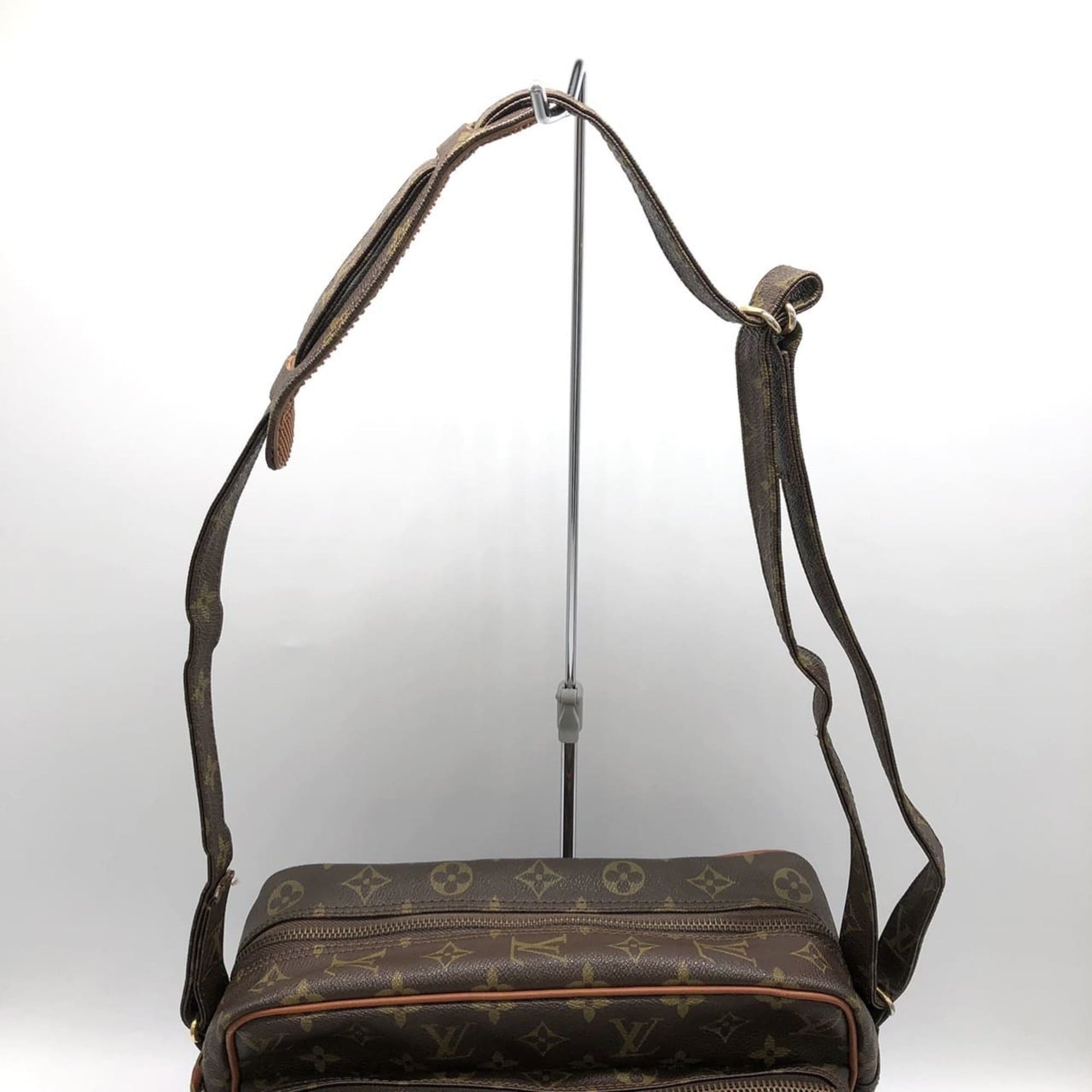 Louis Vuitton Brown Monogram Canvas Shoulder Bag