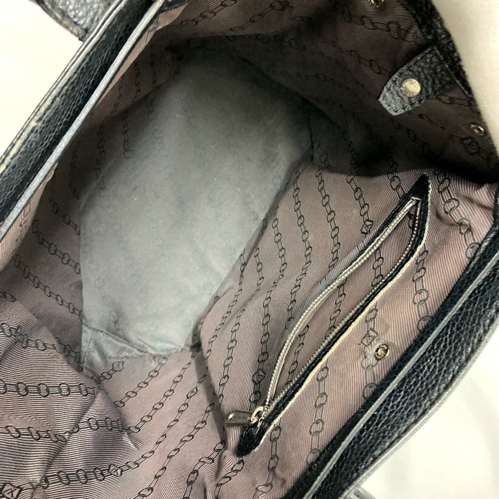 Louis Vuitton Black Noir Leather Tote Bag