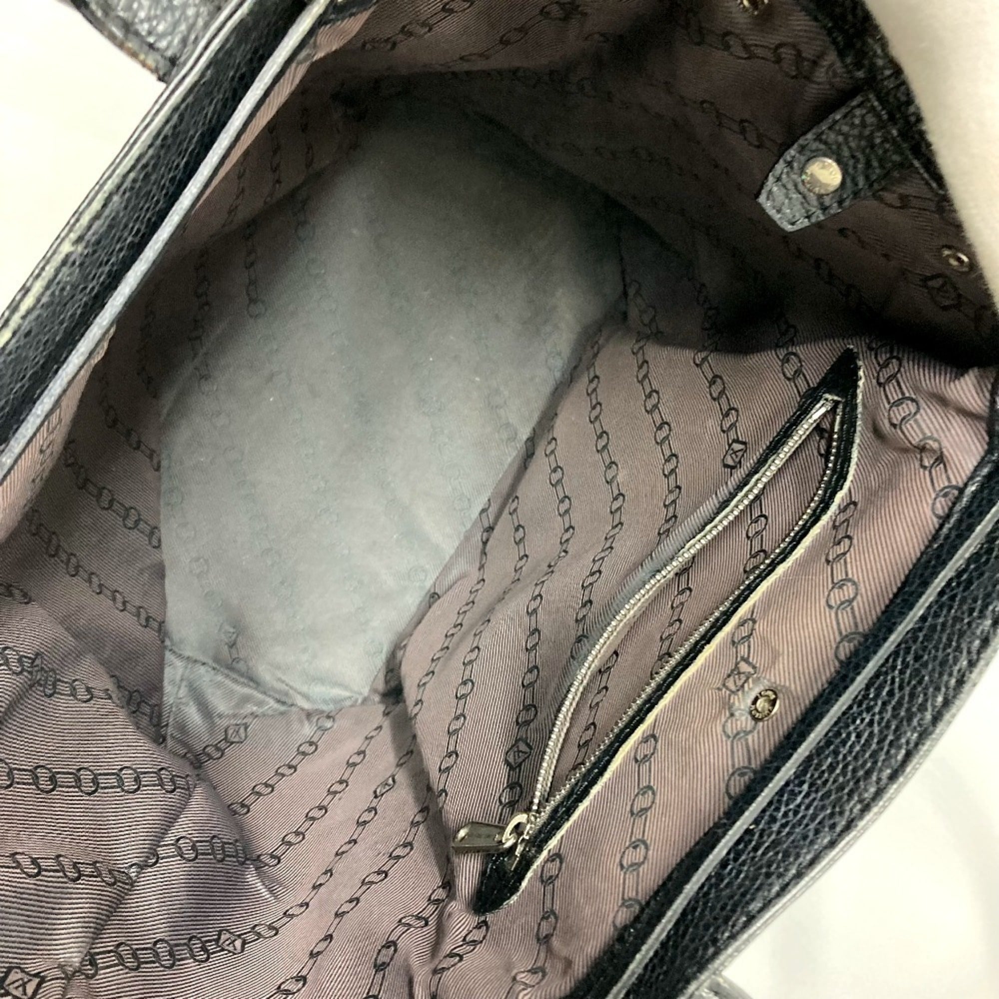 Louis Vuitton Black Noir Leather Tote Bag