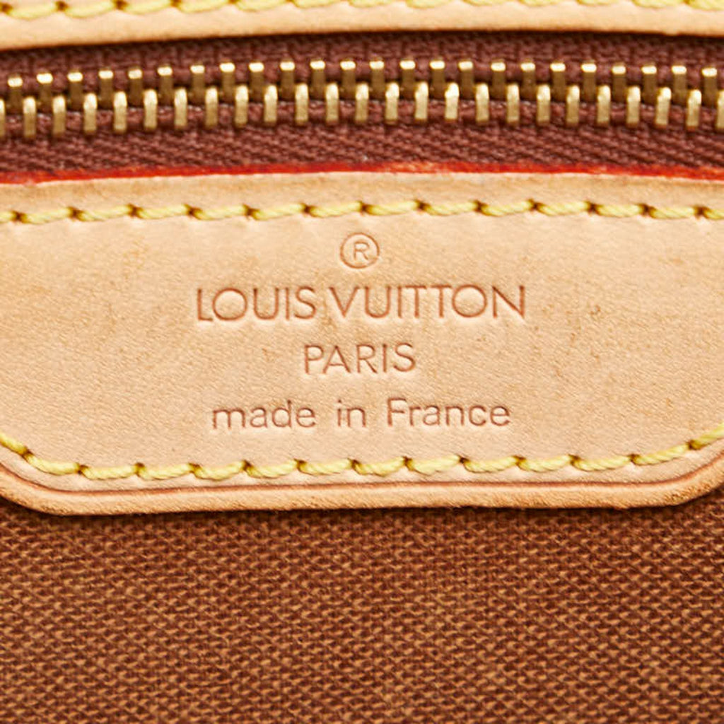 Louis Vuitton Monogram Brown Pvc Leather Shoulder Bag