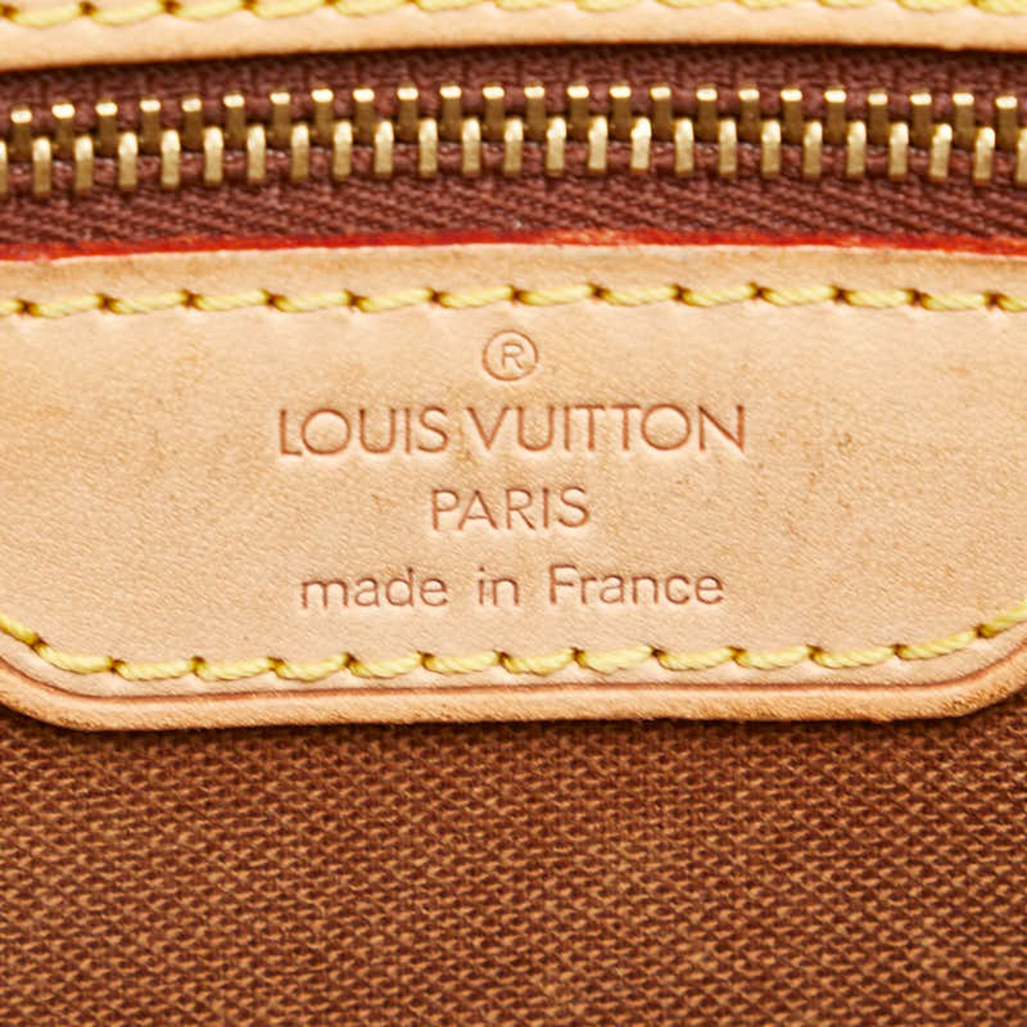 Louis Vuitton Monogram Brown Pvc Leather Shoulder Bag