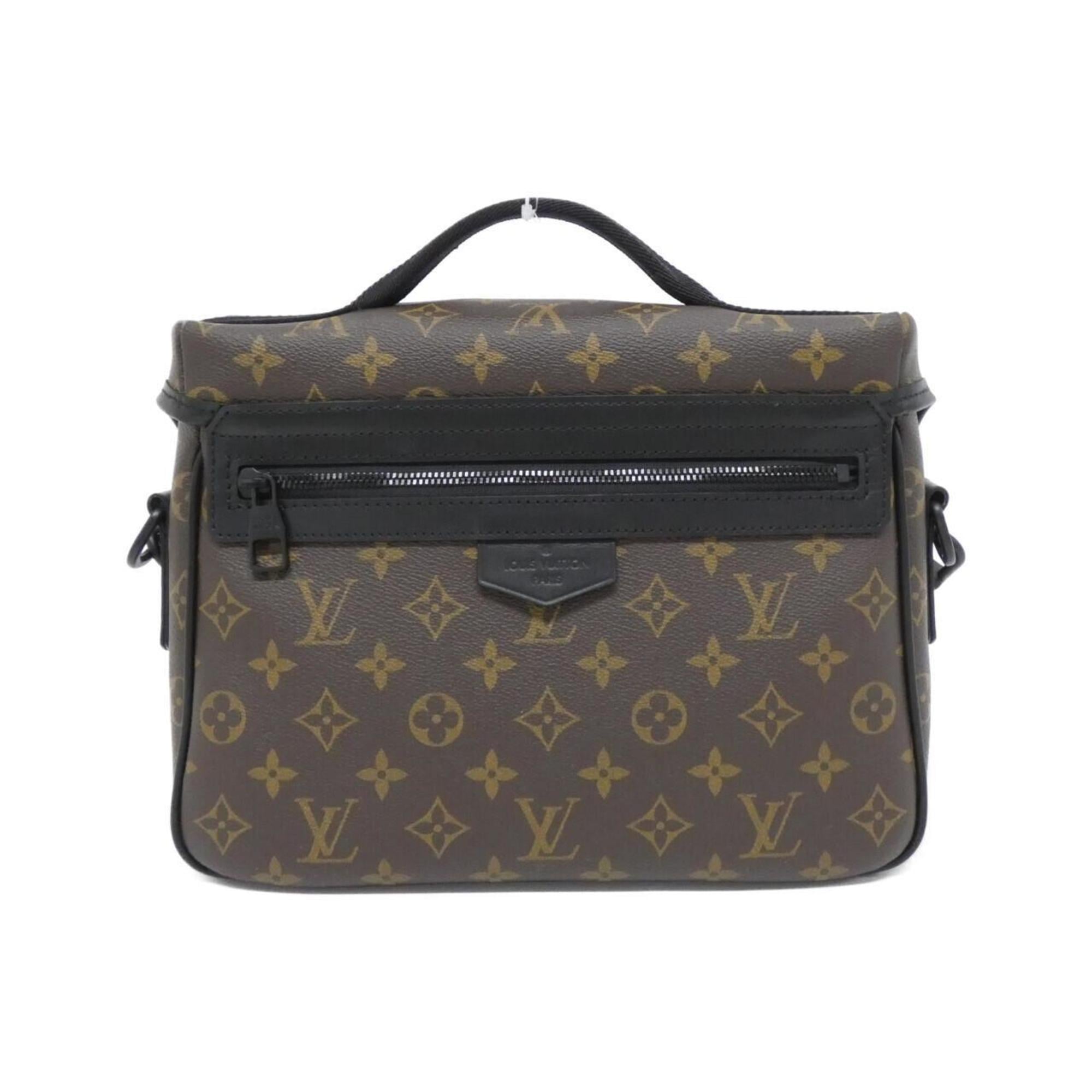 Louis Vuitton Monogram Macassar Marron Coated Canvas Shoulder Bag