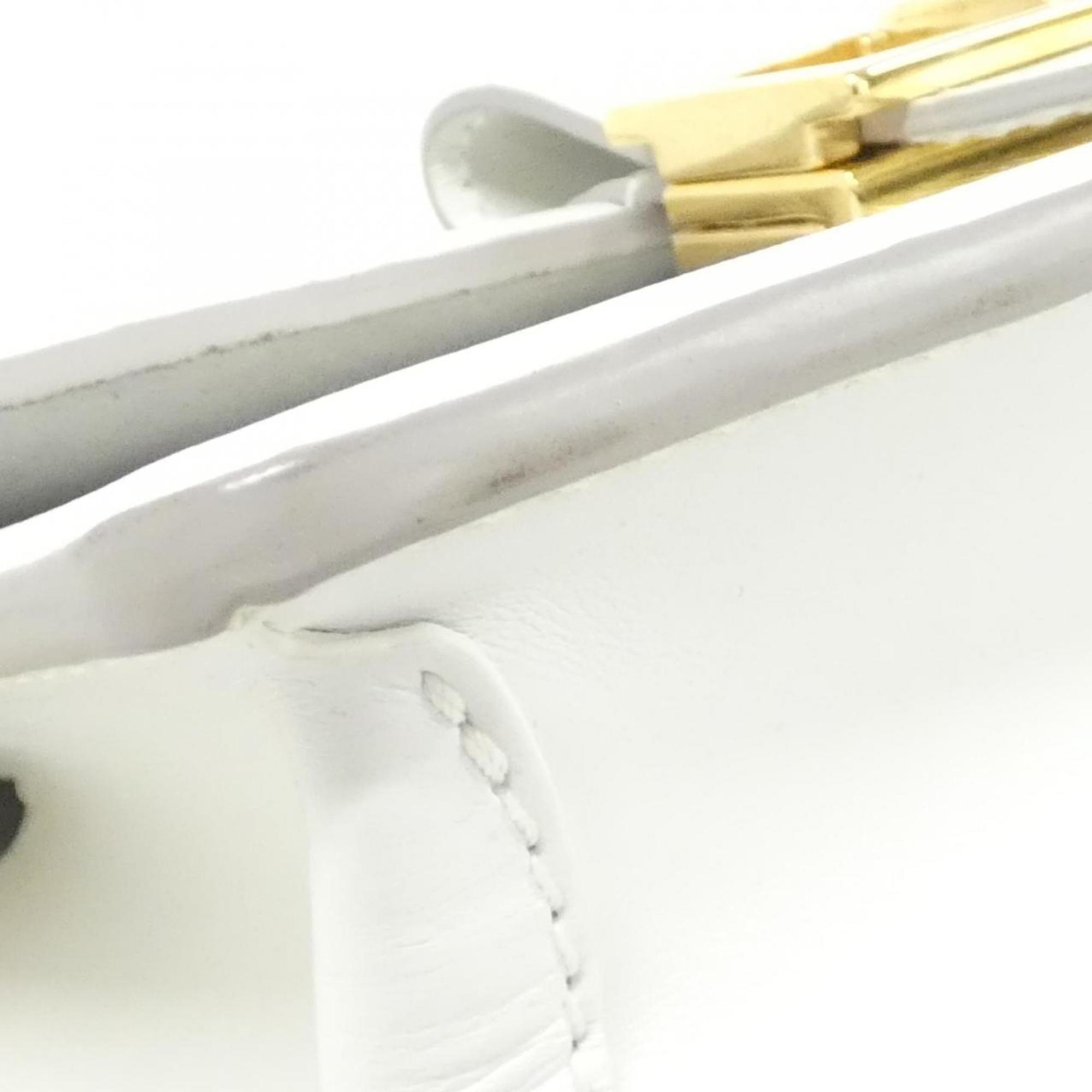 Louis Vuitton White Leather Shoulder Bag