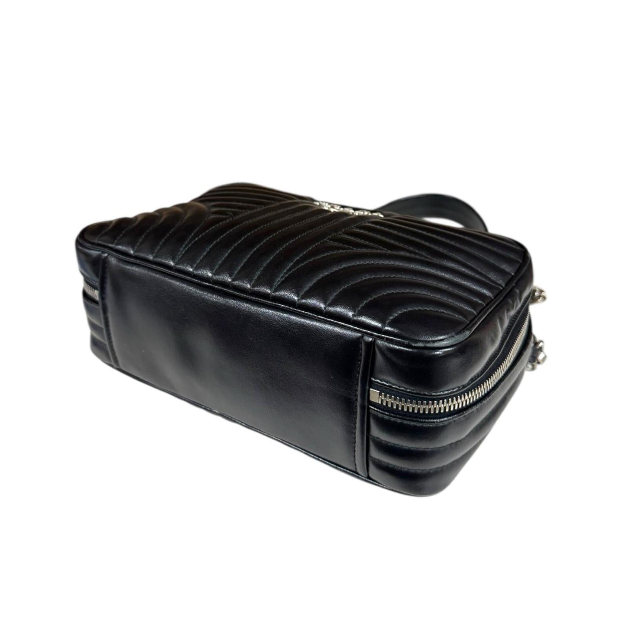 Prada Black Leather Shoulder Bag