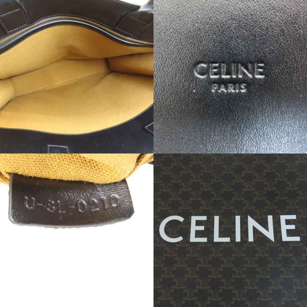 Celine Brown Pvc Tote Bag