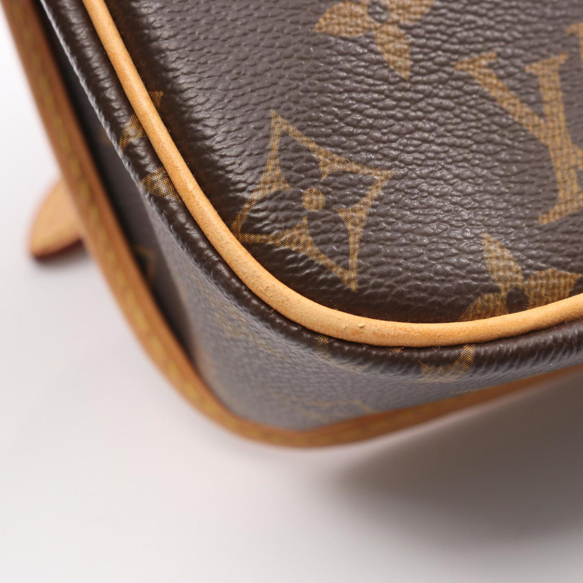 Louis Vuitton Brown Monogram Monogram Leather Shoulder Bag