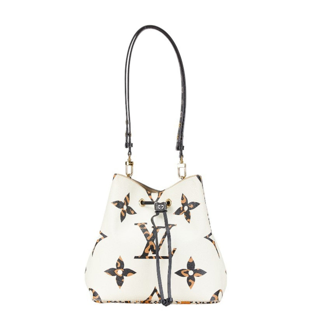 Louis Vuitton Black Lv Off White Orange Pvc Leather Shoulder Bag