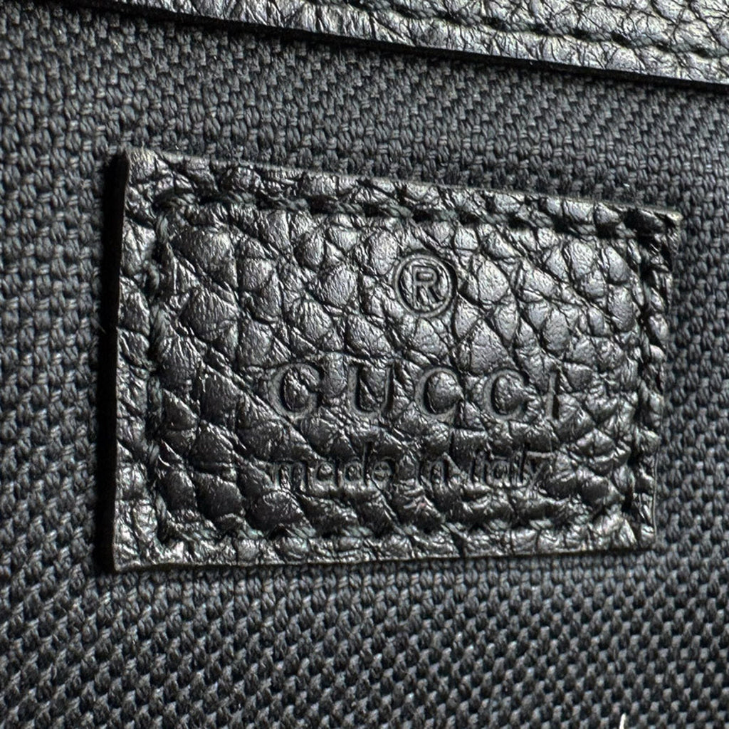 Gucci Black Leather Backpack (Pre-Owned)