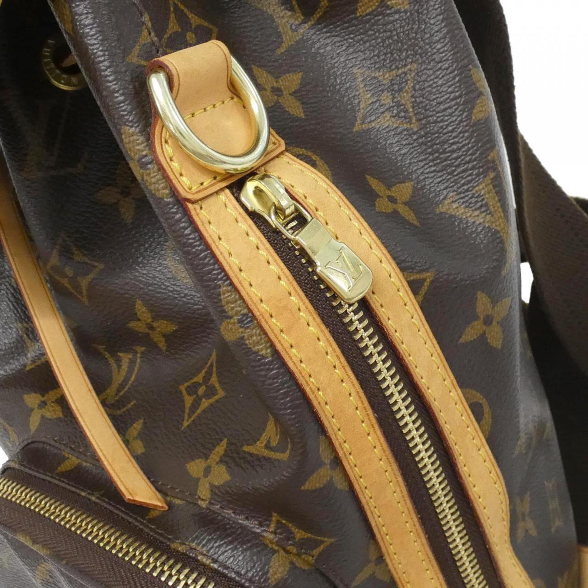 Louis Vuitton Monogram Marron Coated Canvas Backpack