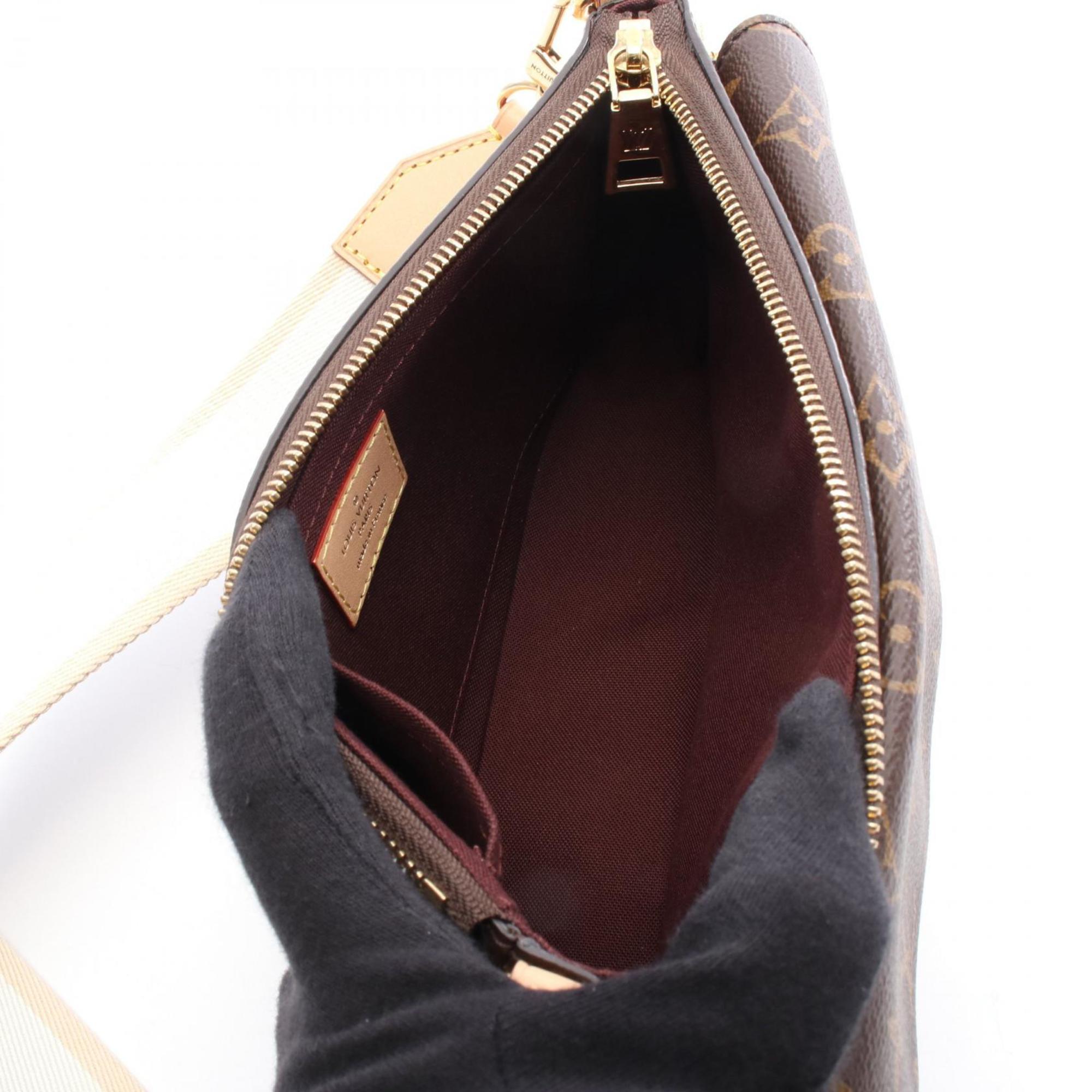 Louis Vuitton Brown Monogram Monogram Leather Shoulder Bag