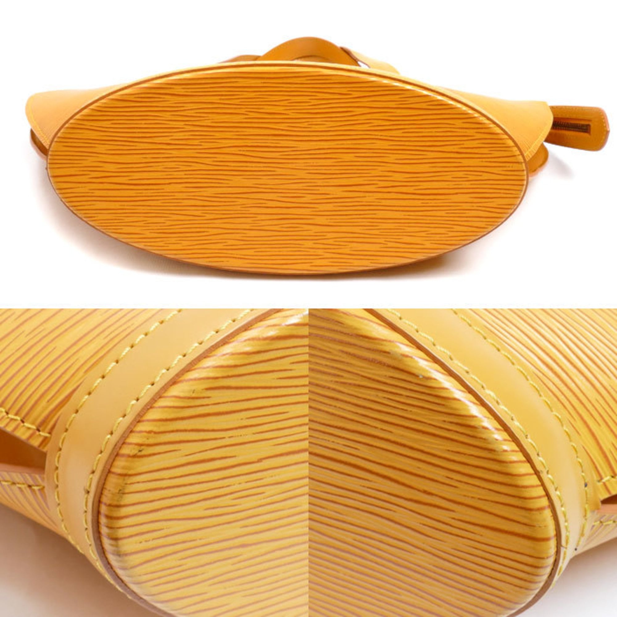 Louis Vuitton Yellow Epi Leather Handbag