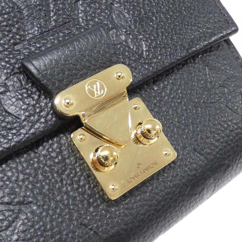 Louis Vuitton Black Monogram Empreinte Wallet (Tri-Fold)