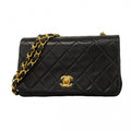 Chanel Black Leather Shoulder Bag