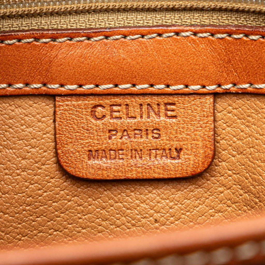Celine Brown Pvc Leather Handbag Shoulder Bag