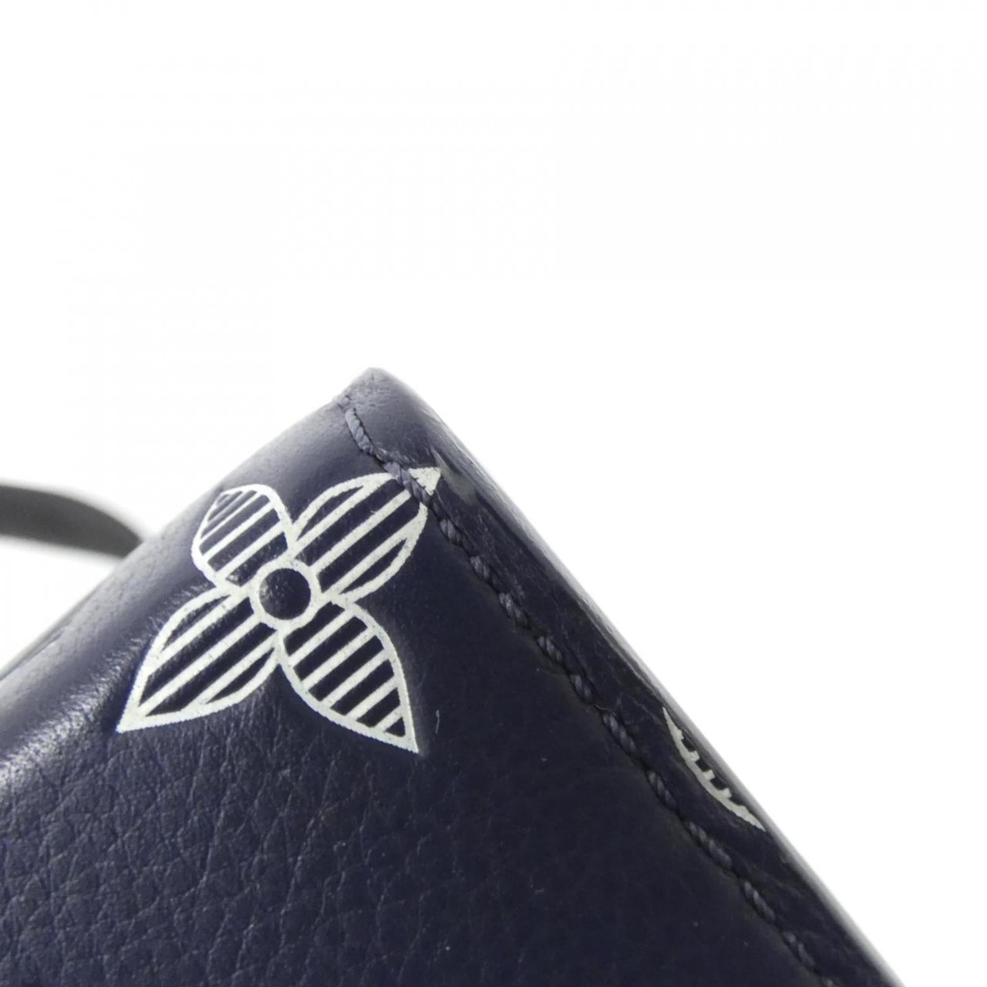 Louis Vuitton Ancre Blue Leather Shoulder Bag