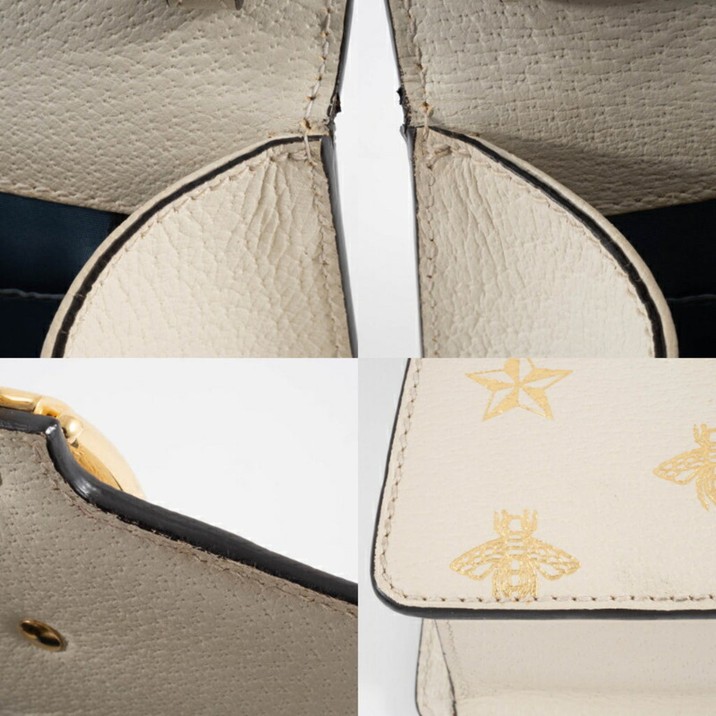 Gucci White Leather Handbag (Pre-Owned)