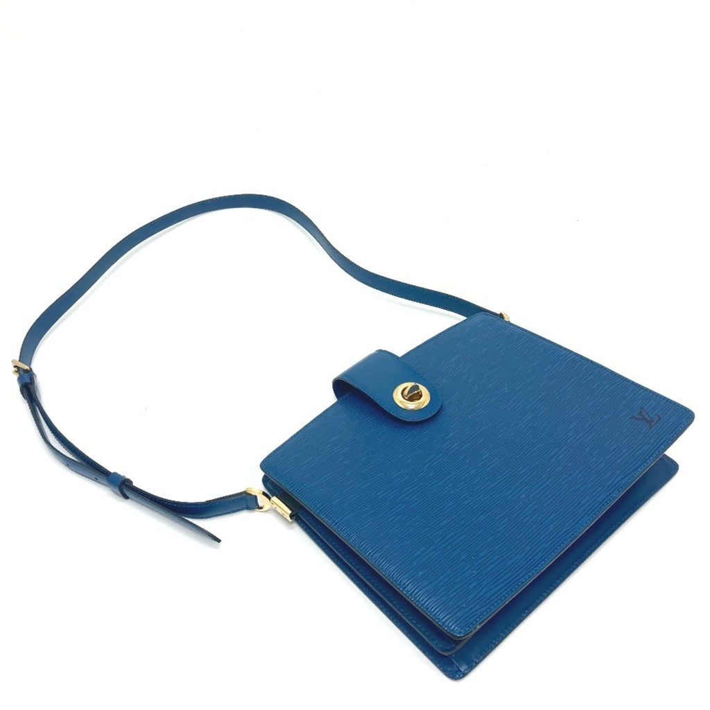 Louis Vuitton Blue Epi Leather Pochette Shoulder Bag