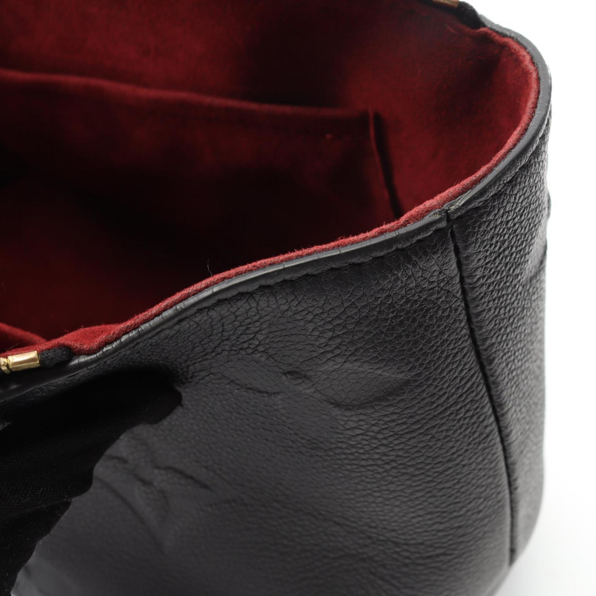 Louis Vuitton Black Leather Handbag