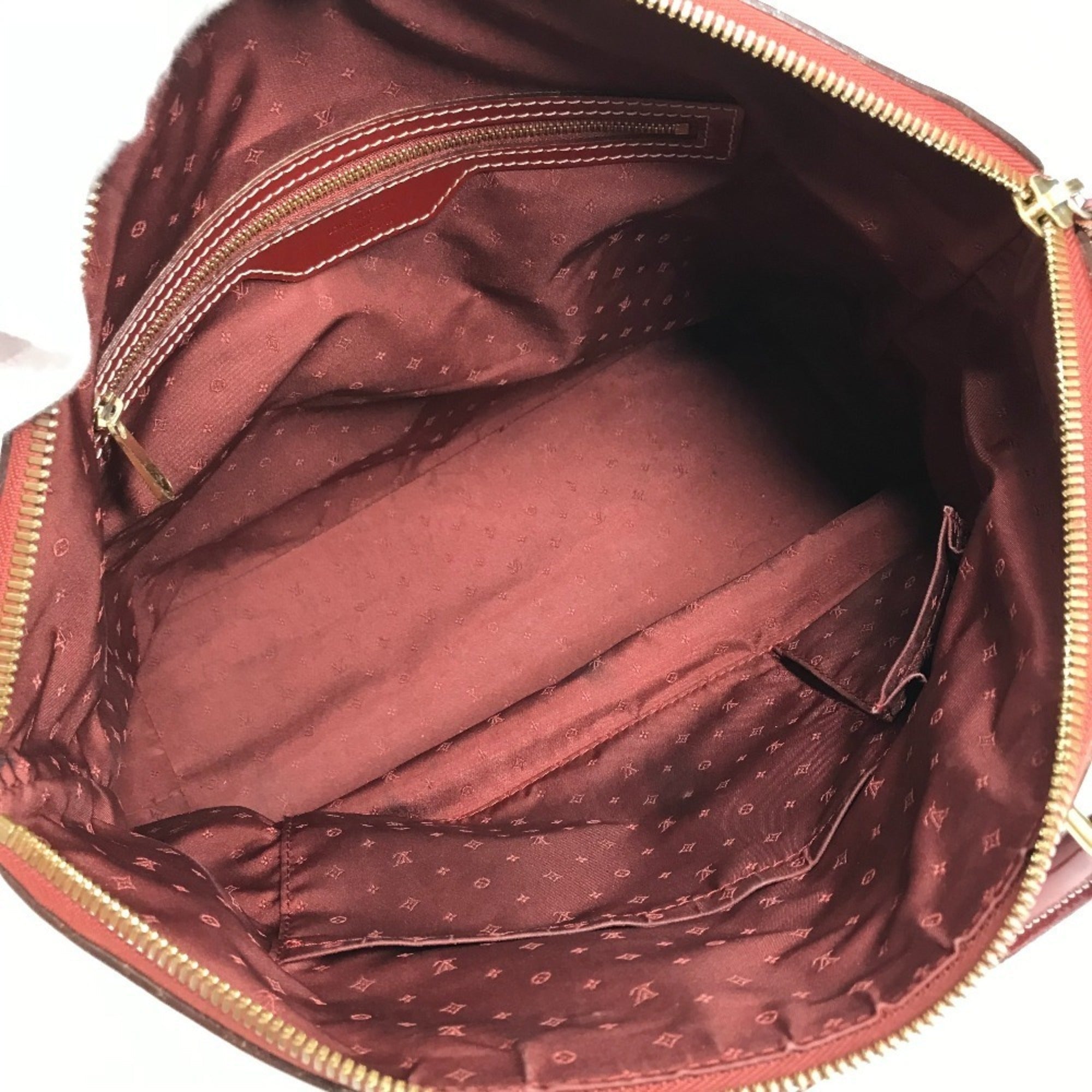 Louis Vuitton Red Color Tanami Suhali Leather Handbag Tote Bag