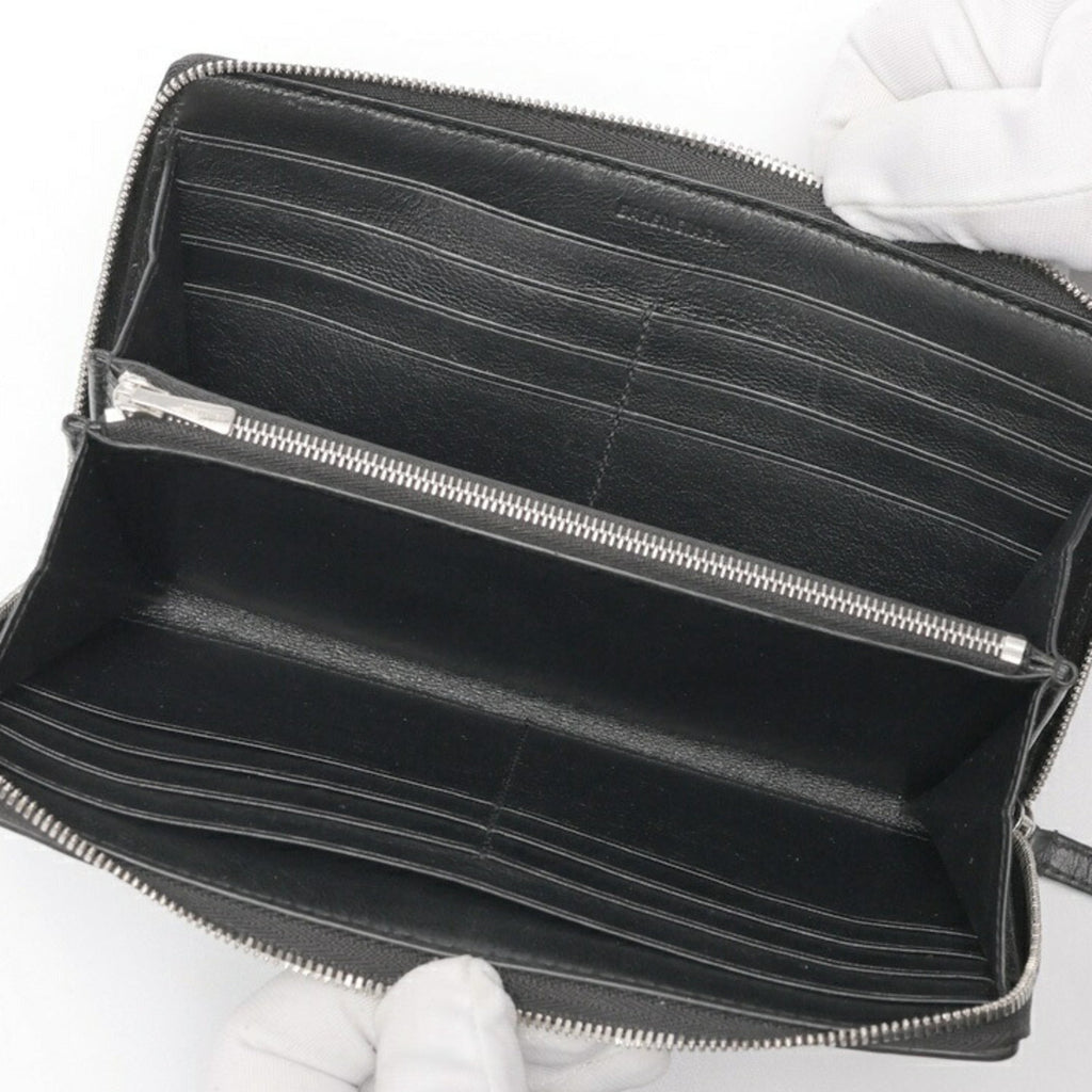 Balenciaga Black Leather Coin Purse/Coin Case