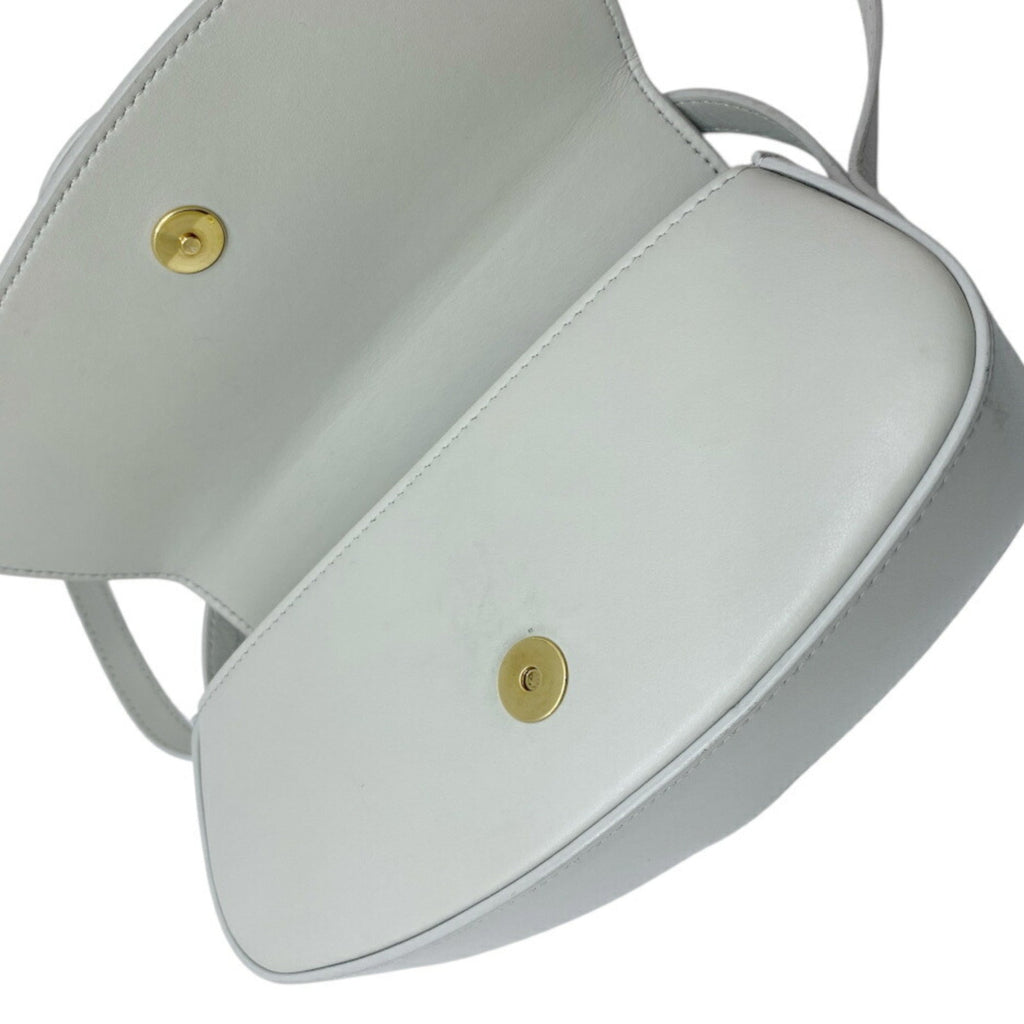 Celine Light Gray Leather Handbag