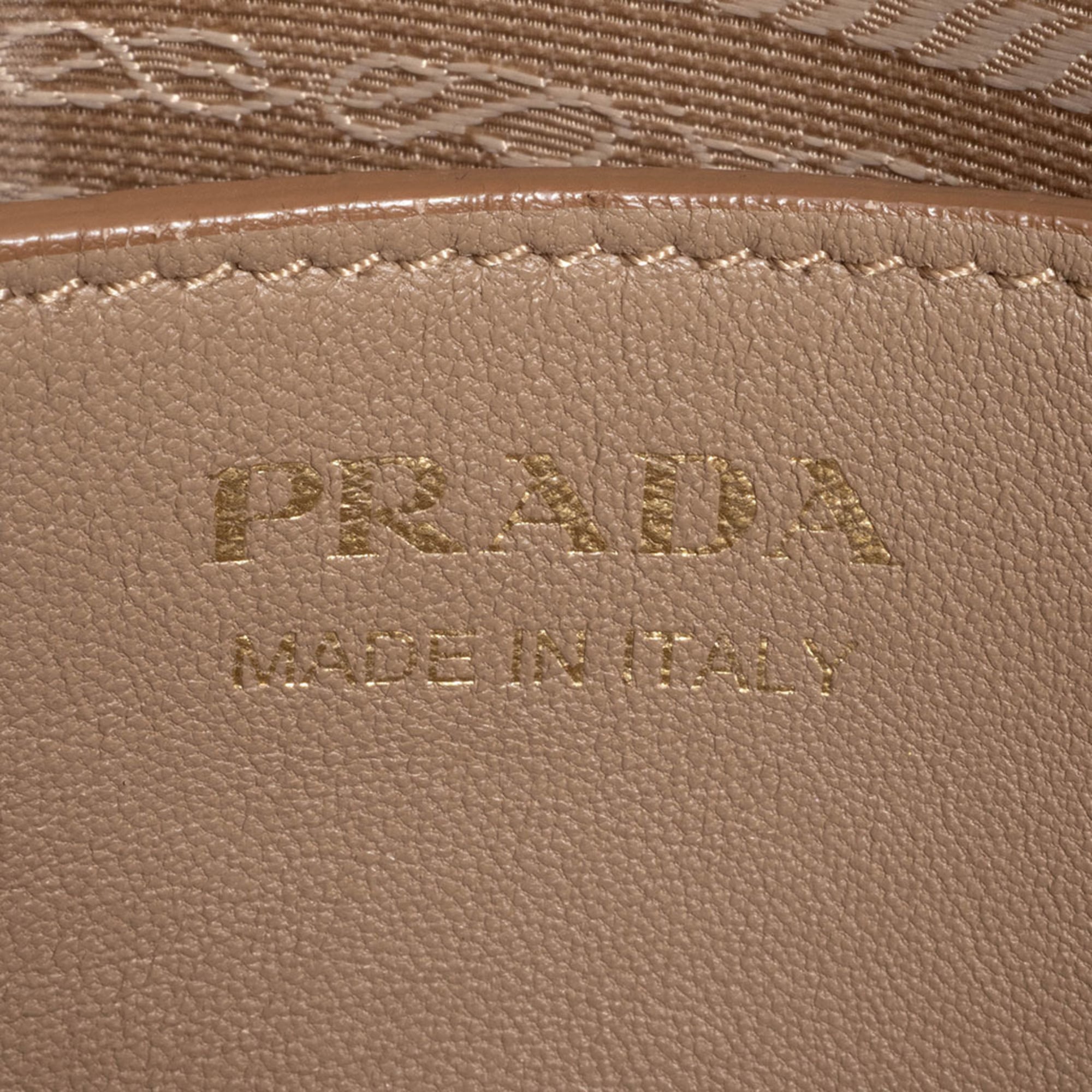 Prada Beige Leather Handbag