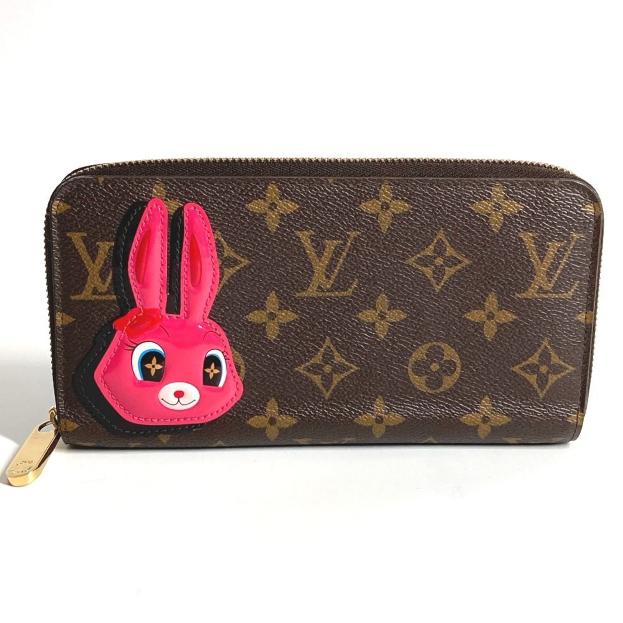 Louis Vuitton Brown Pink Monogram Long Wallet