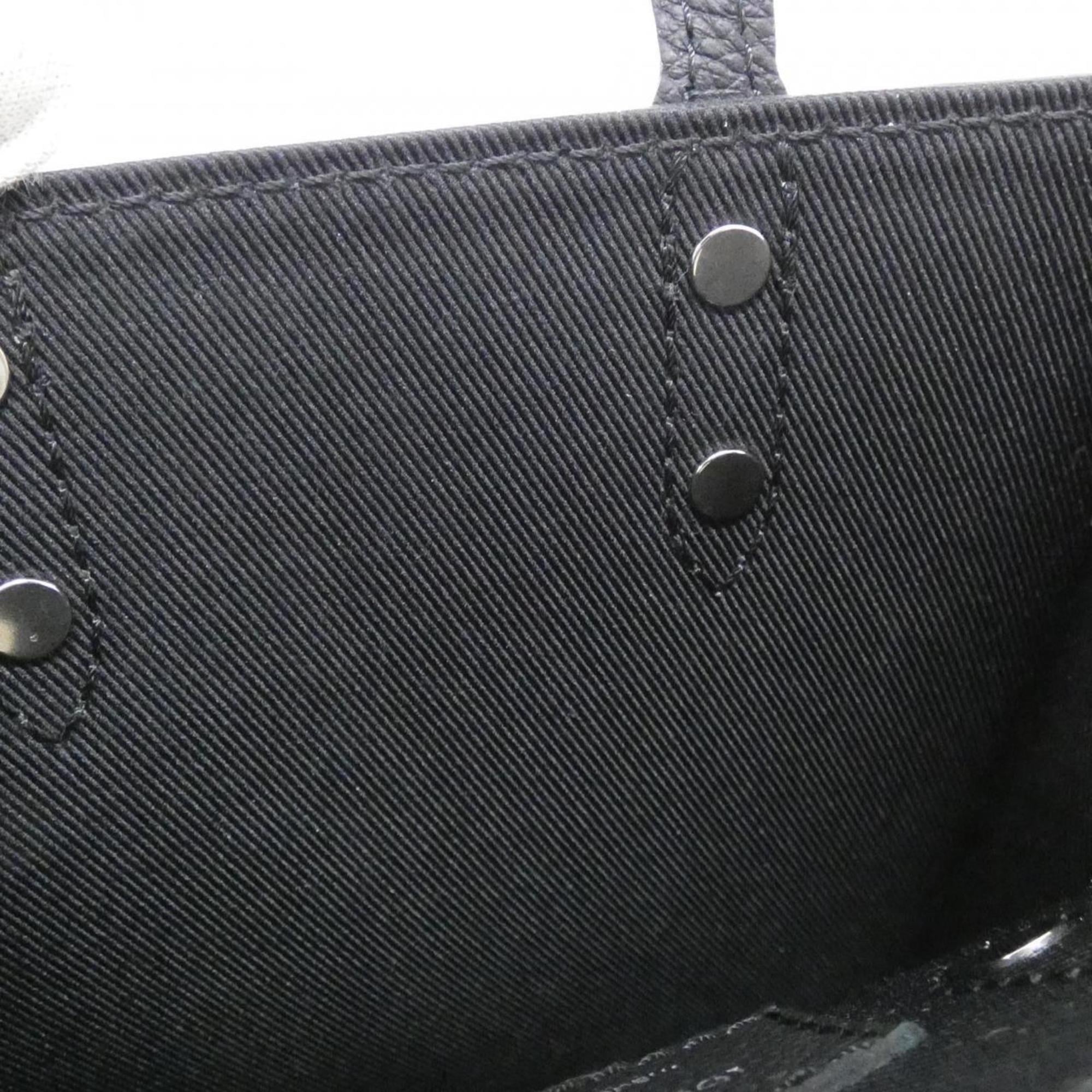 Louis Vuitton Black Leather Shoulder Bag