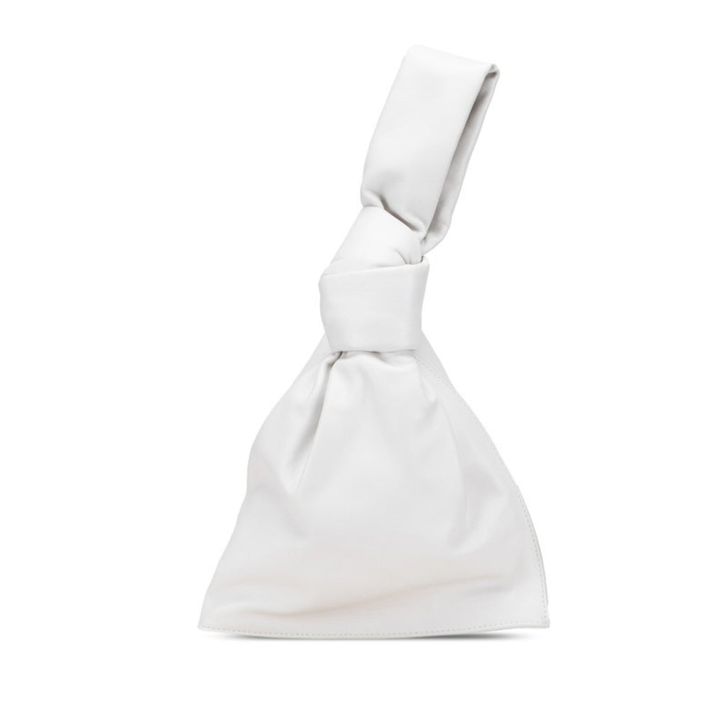 Bottega Veneta White Leather Handbag