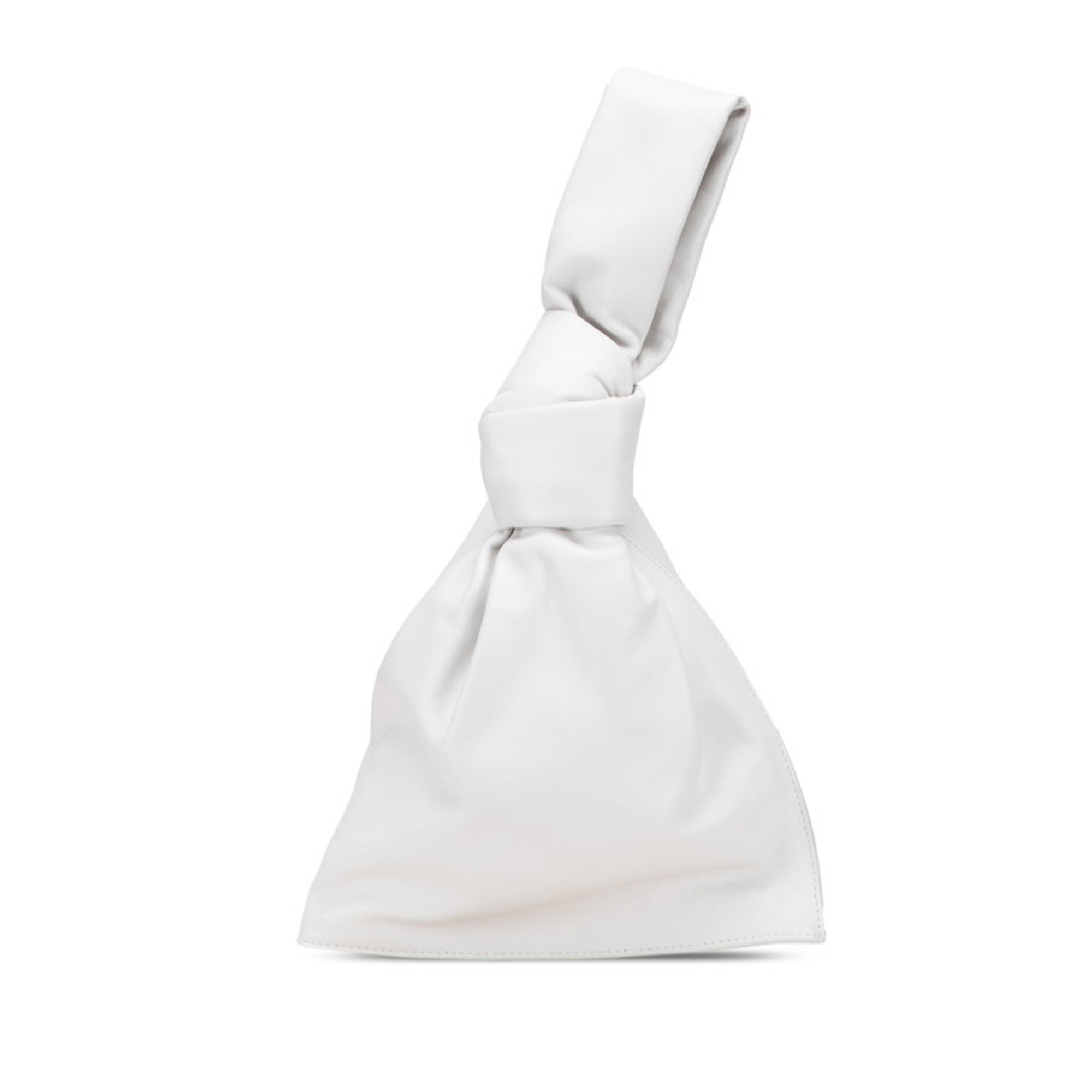 Bottega Veneta White Leather Handbag