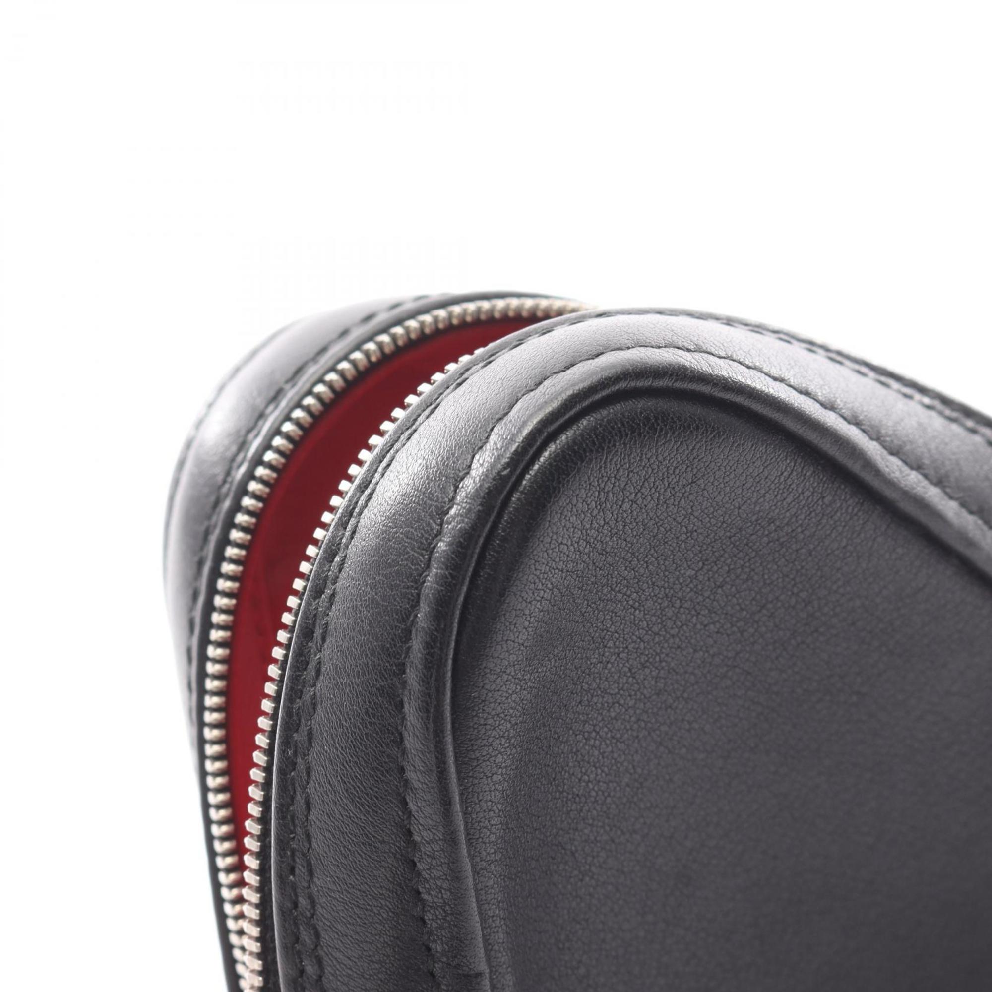 Balenciaga Black Leather Clutch