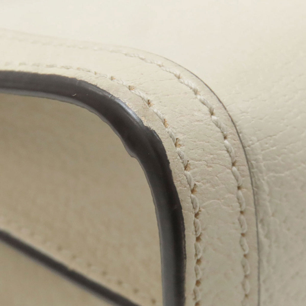 Gucci White Leather Shoulder Bag (Pre-Owned)