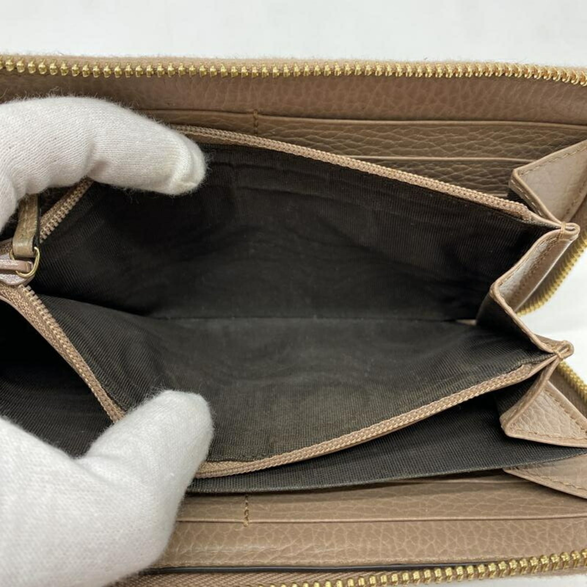 Gucci Brown Long Wallet (Bi-Fold) (Pre-Owned)