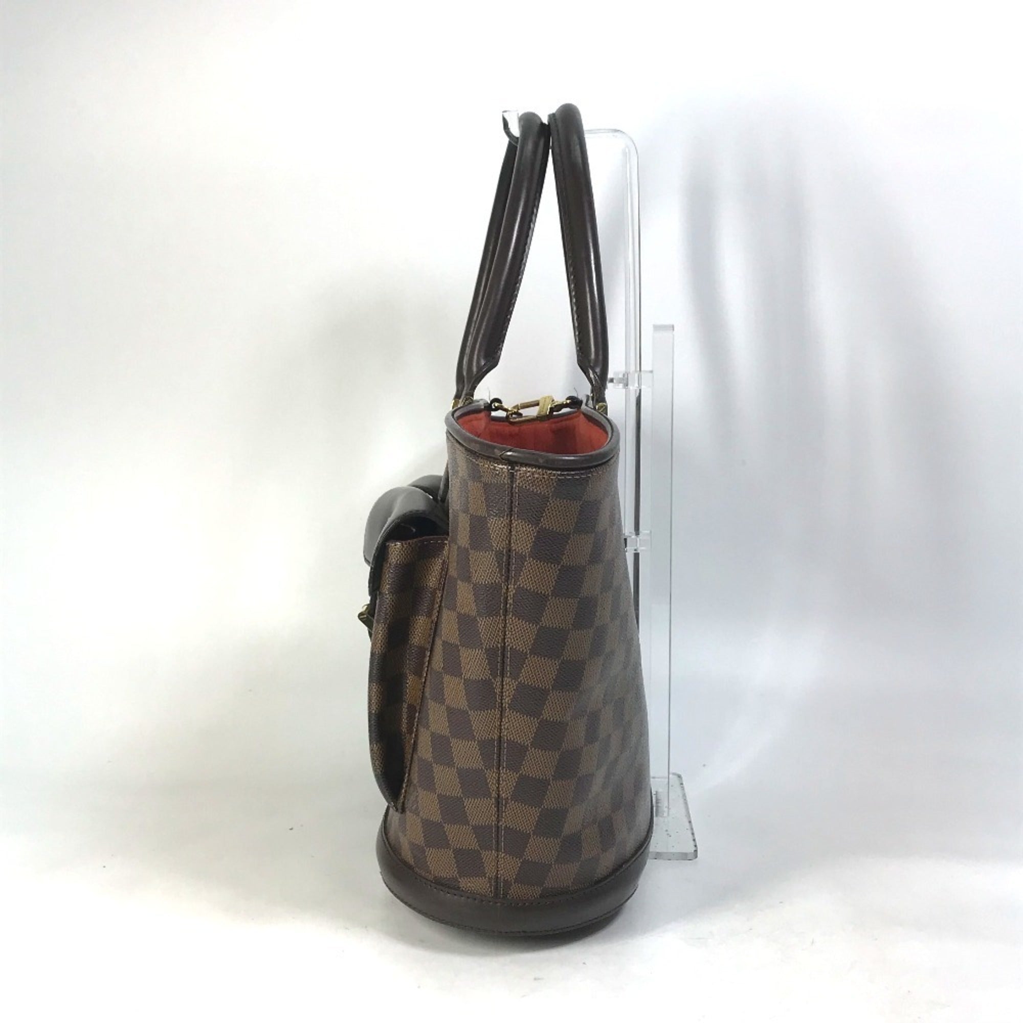 Louis Vuitton Damier Brown Ebene Damier Canvas Shoulder Bag Tote Bag