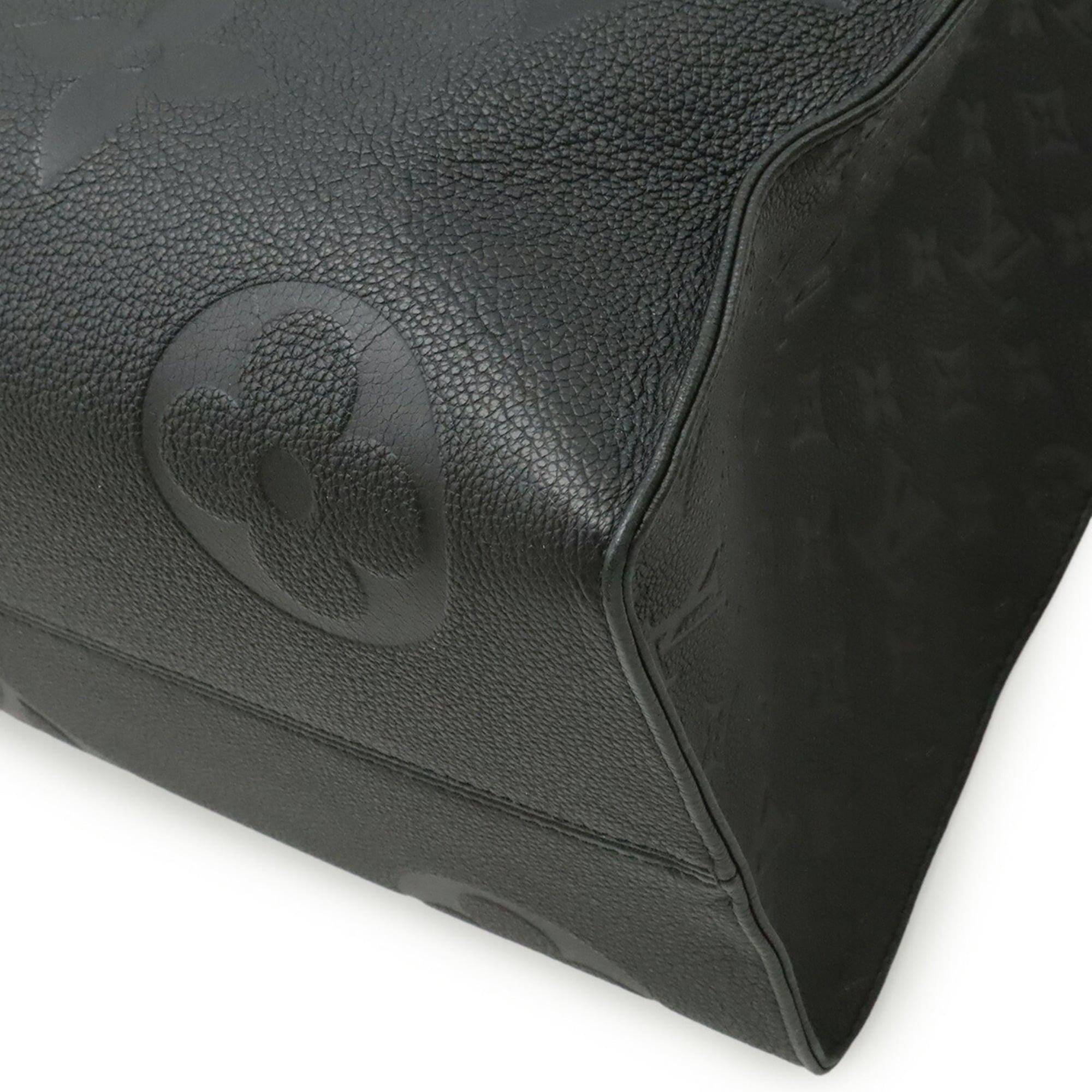 Louis Vuitton Black Noir Monogram Empreinte Shoulder Bag Tote Bag