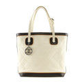 Chanel Ivory Leather Tote Bag