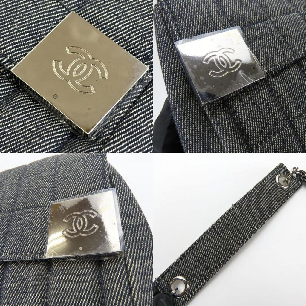 Chanel Navy Denim Shoulder Bag