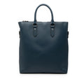 Louis Vuitton Navy Navy Blue Leather Handbag Tote Bag