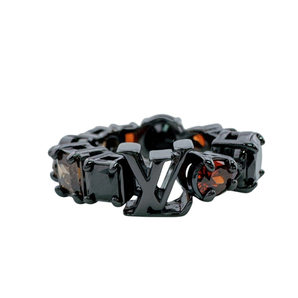 Louis Vuitton Black Metal Band Ring