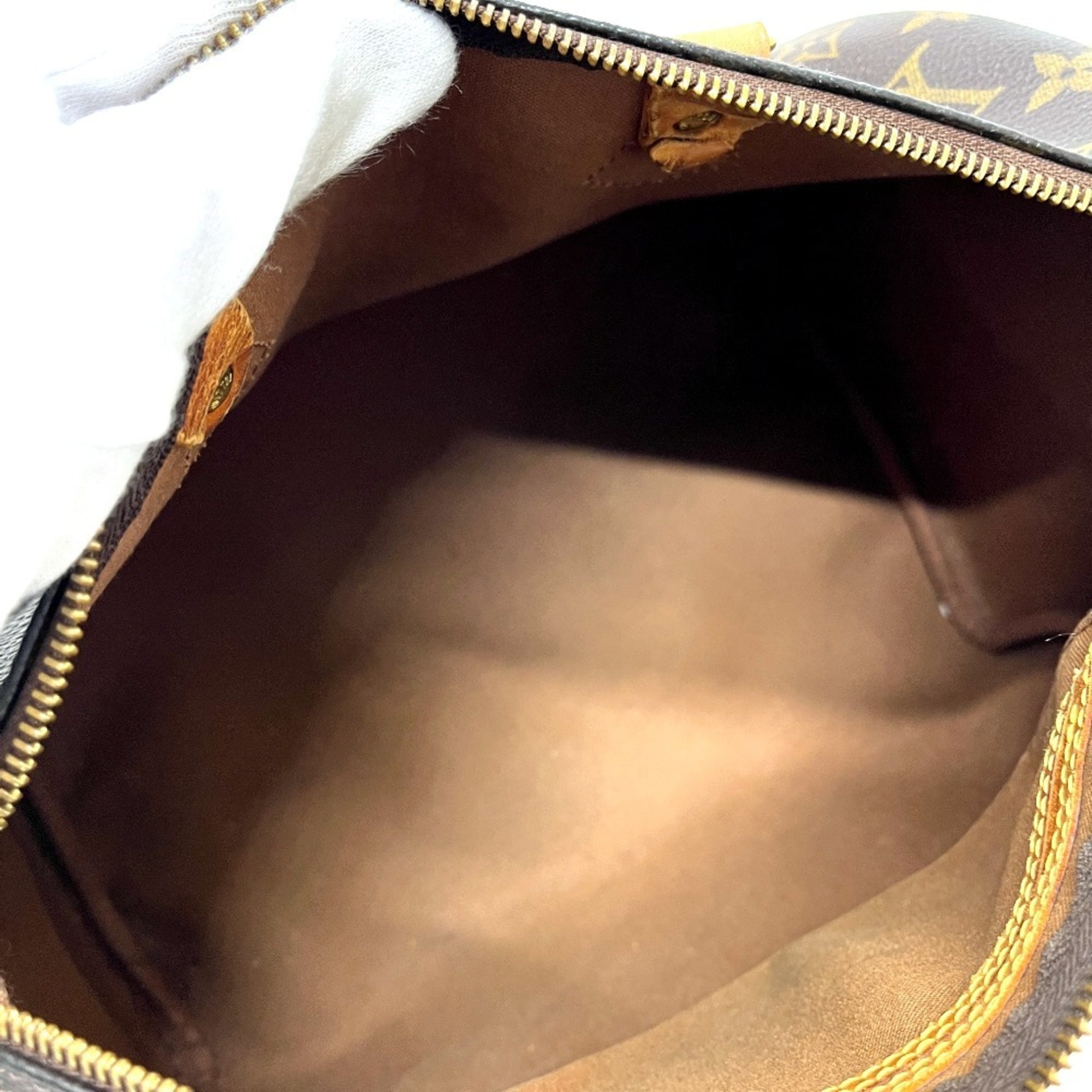 Louis Vuitton Brown Monogram Canvas Boston Bag Handbag