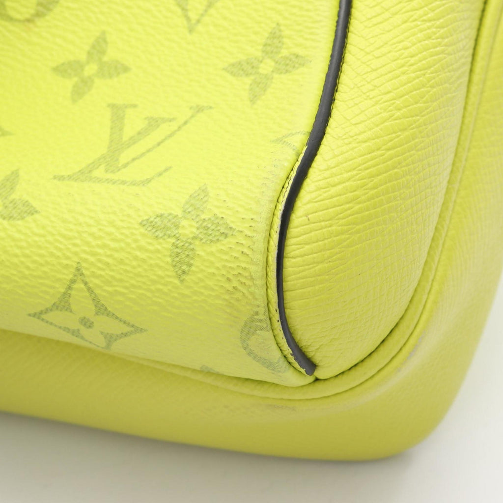 Louis Vuitton Jaune Yellow Coated Canvas Leather Shoulder Bag