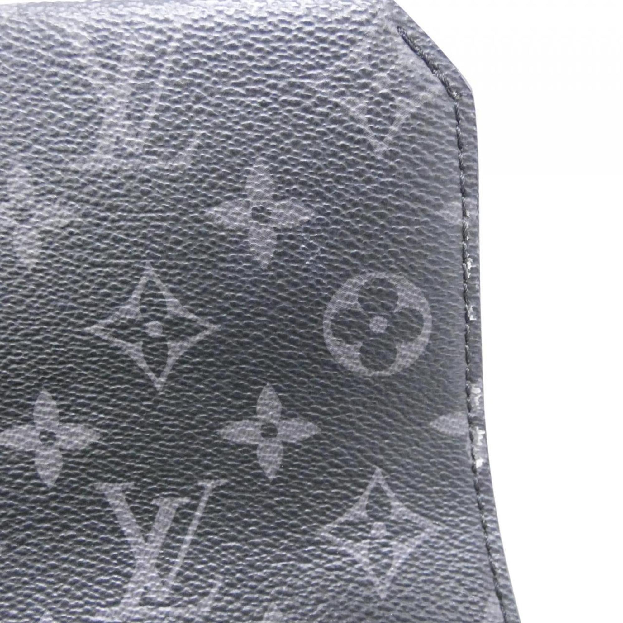 Louis Vuitton Black Coated Canvas Shoulder Bag