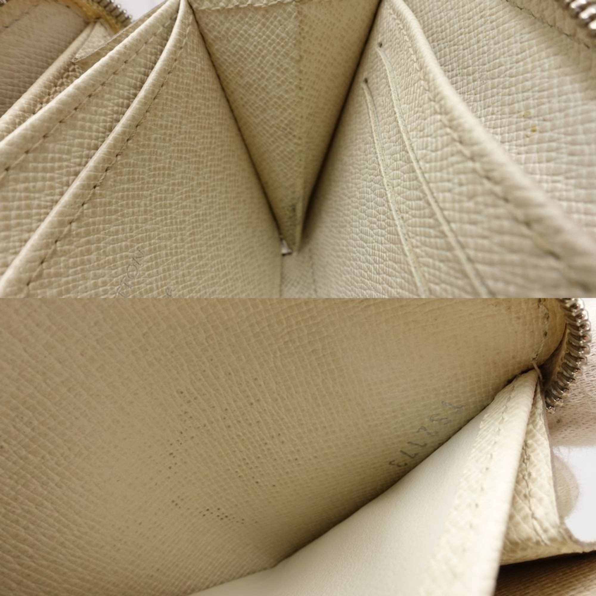 Louis Vuitton Lv Off White Epi Leather Coin Purse/Coin Case