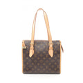 Louis Vuitton Brown Coated Canvas Pvc Monogram Leather Tote Bag