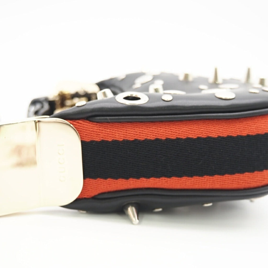 Gucci Black Leather Shoulder Bag (Pre-Owned)