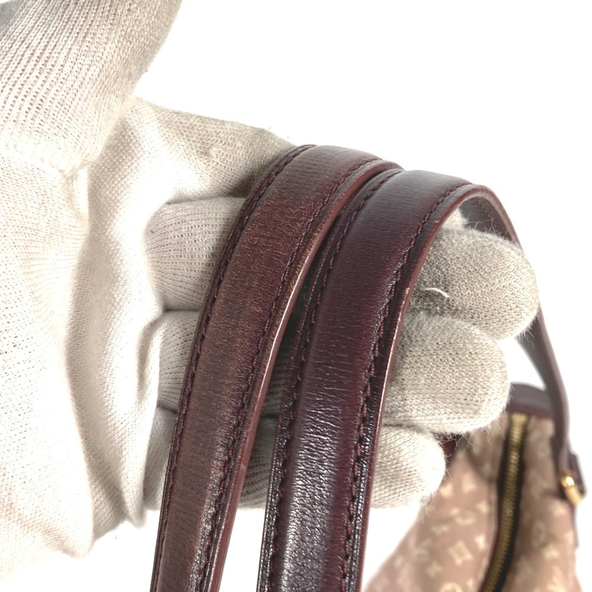 Louis Vuitton Red Color Sepia Monogram Idylle Shoulder Bag Tote Bag